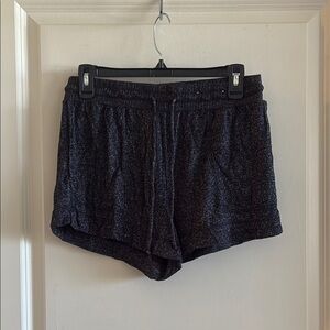 Dark Gray Athleasure Shorts with Elastic Waistband
